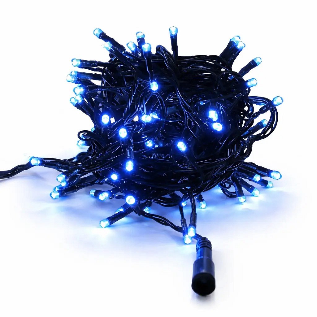 LED-Baumbeleuchtung 20 m blau IP44, inkl. Netzteil Hobby Line