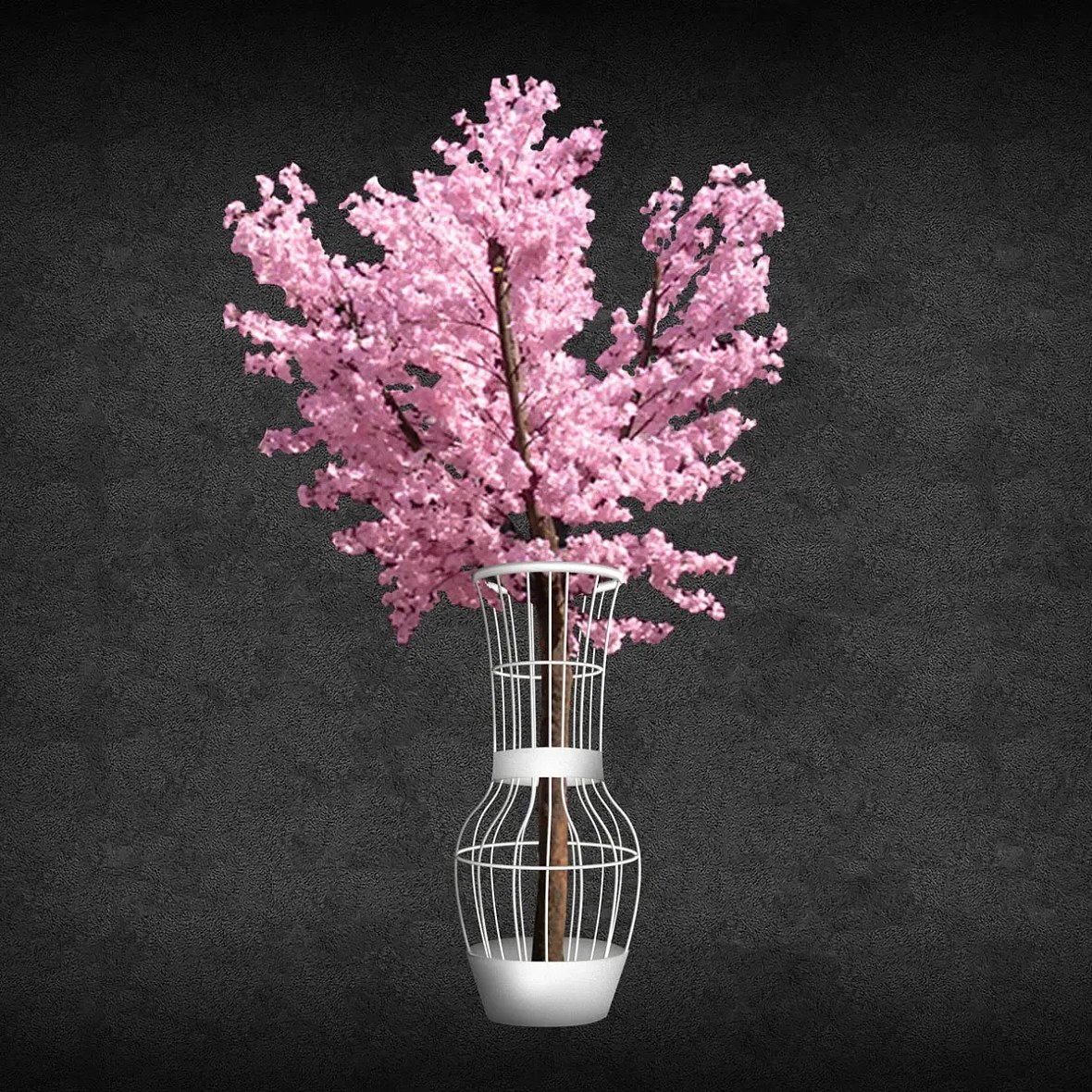 3D-Ostervase, 175 × 80 cm, nicht beleuchtet