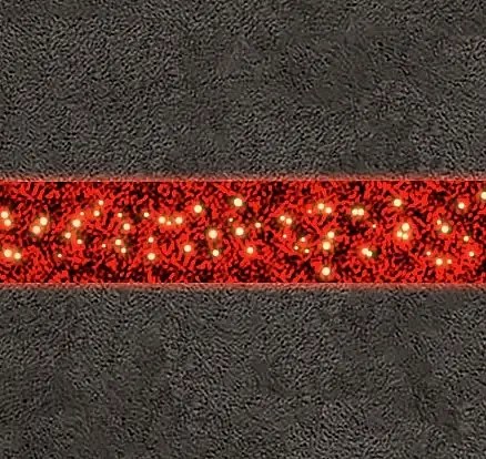 Easy Fix 2D LED-Lichtband für Schleife DZX11192WS5, 300 × 100 cm, warmweiß, hängend, roter Teppich