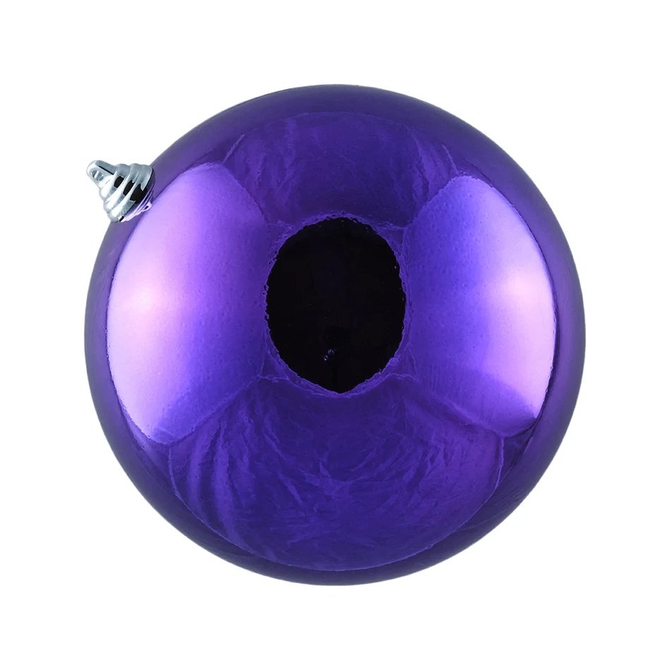 Kunststoffkugel, Durchmesser 20 cm, violett, glänzend