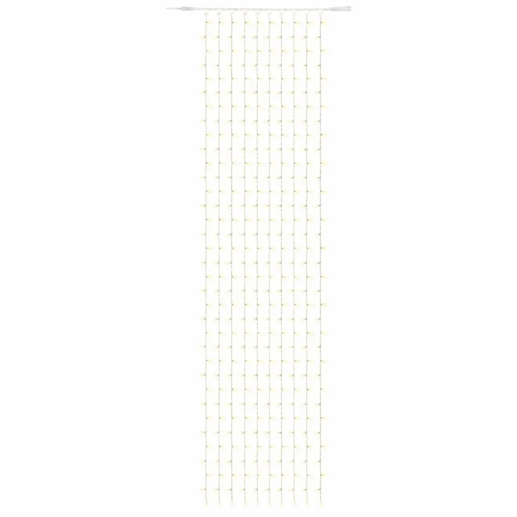 Easy Fix LED-Lichterkette für den Außenbereich, 100 × 1200 cm, warmweiß mit FLASH, 1200 LEDs, weißes Kabel, IP67, Verlängerungskabel