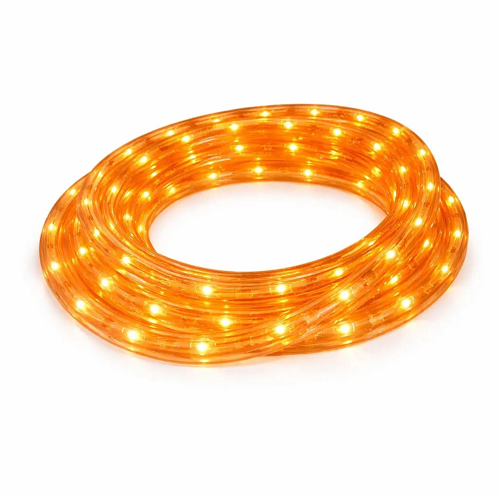 Easy Fix LED-Schlauch für den Außenbereich, 1 m, orange, 30 LEDs, IP44, als Meterware