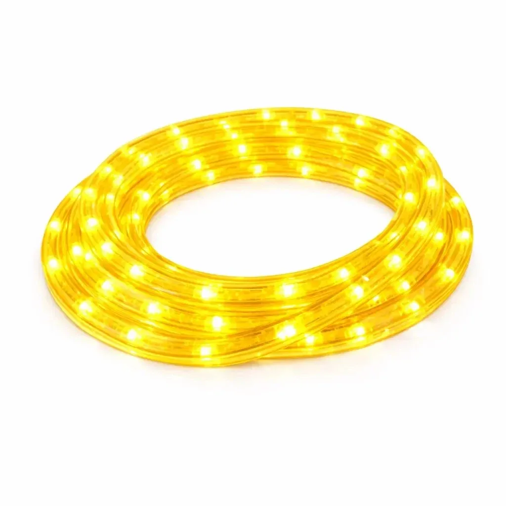 Easy Fix LED Außenschlauch 1 m, gelb, 30 LEDs, IP44, metallisch