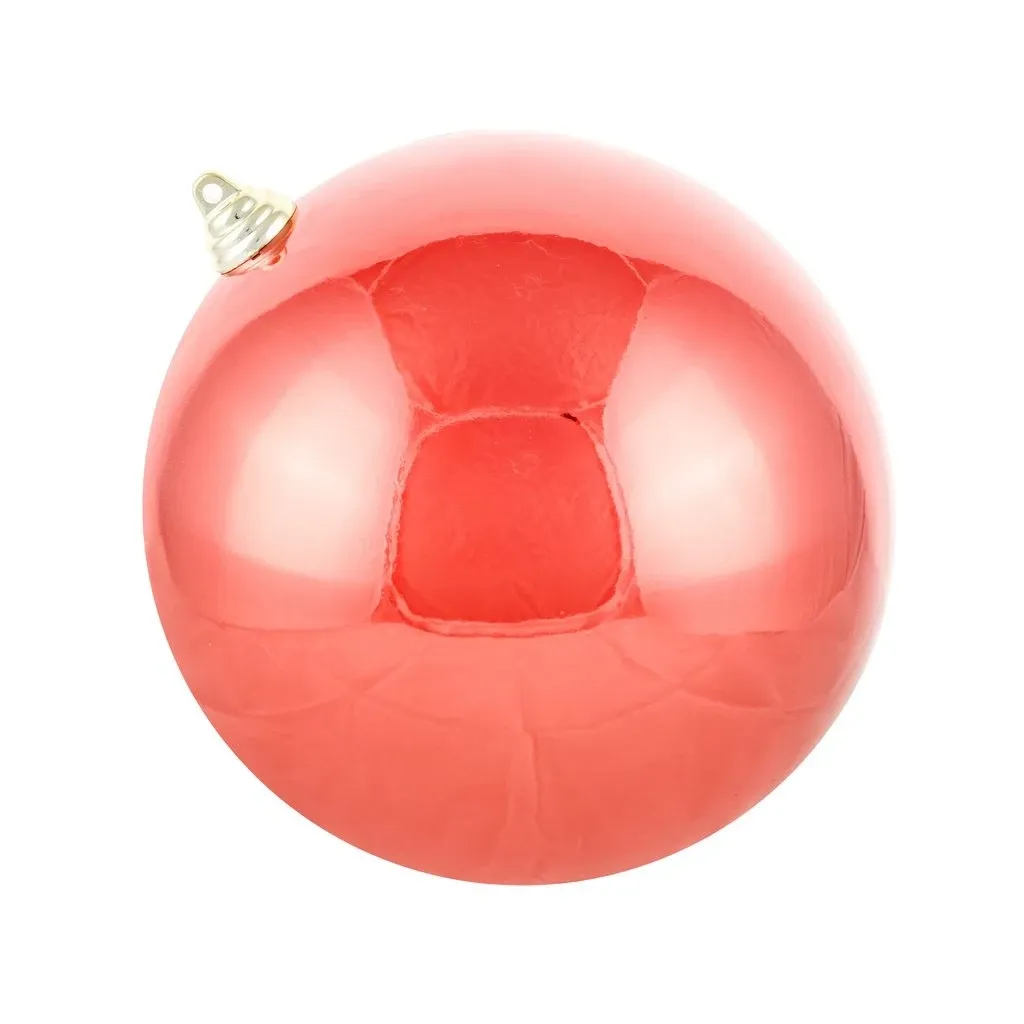 Kunststoffkugel, Durchmesser 20 cm, rot, glänzend, UV