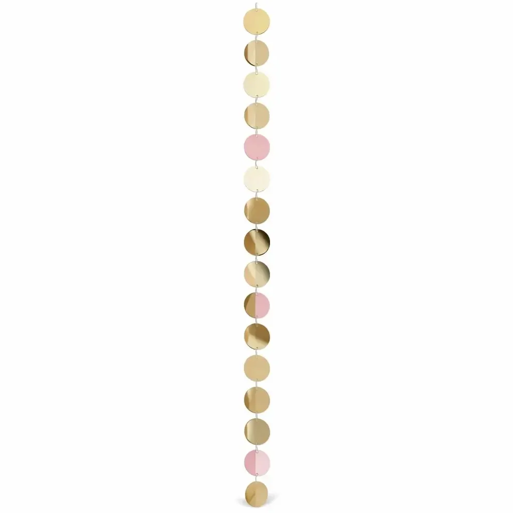 3D-Girlande Geburtstag 500 × 5 cm, gold