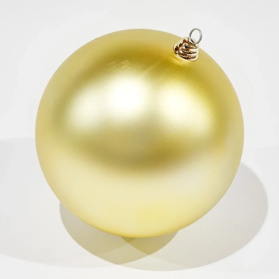 Produktion - Kunststoffkugel, Durchmesser 30 cm, gold, matt