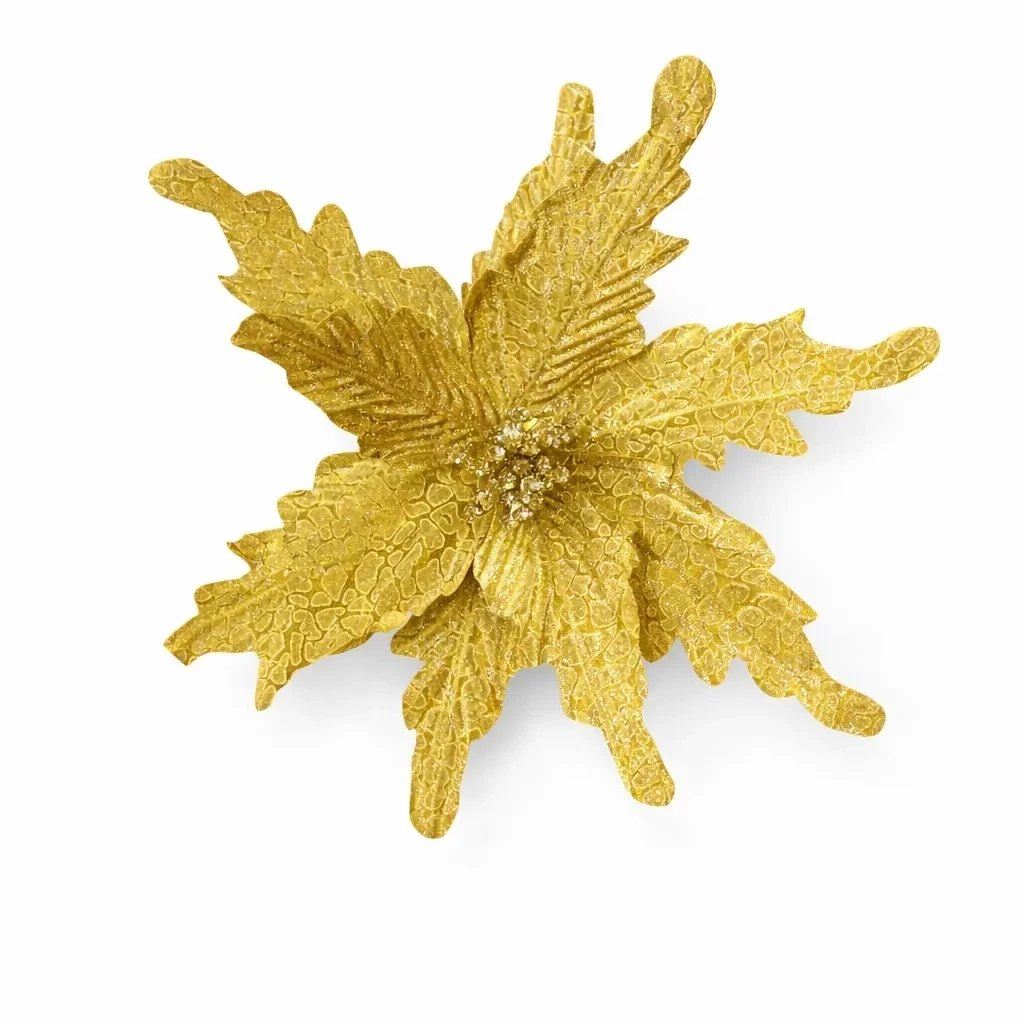 Dekoration künstliche Blume Gold, 29 cm