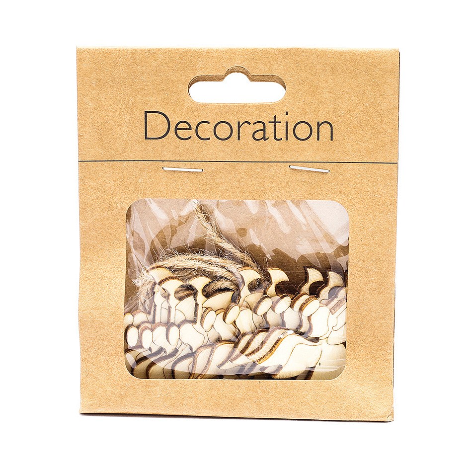 Kleine Holzdekorationen Engel 4,5 cm, 10er-Pack