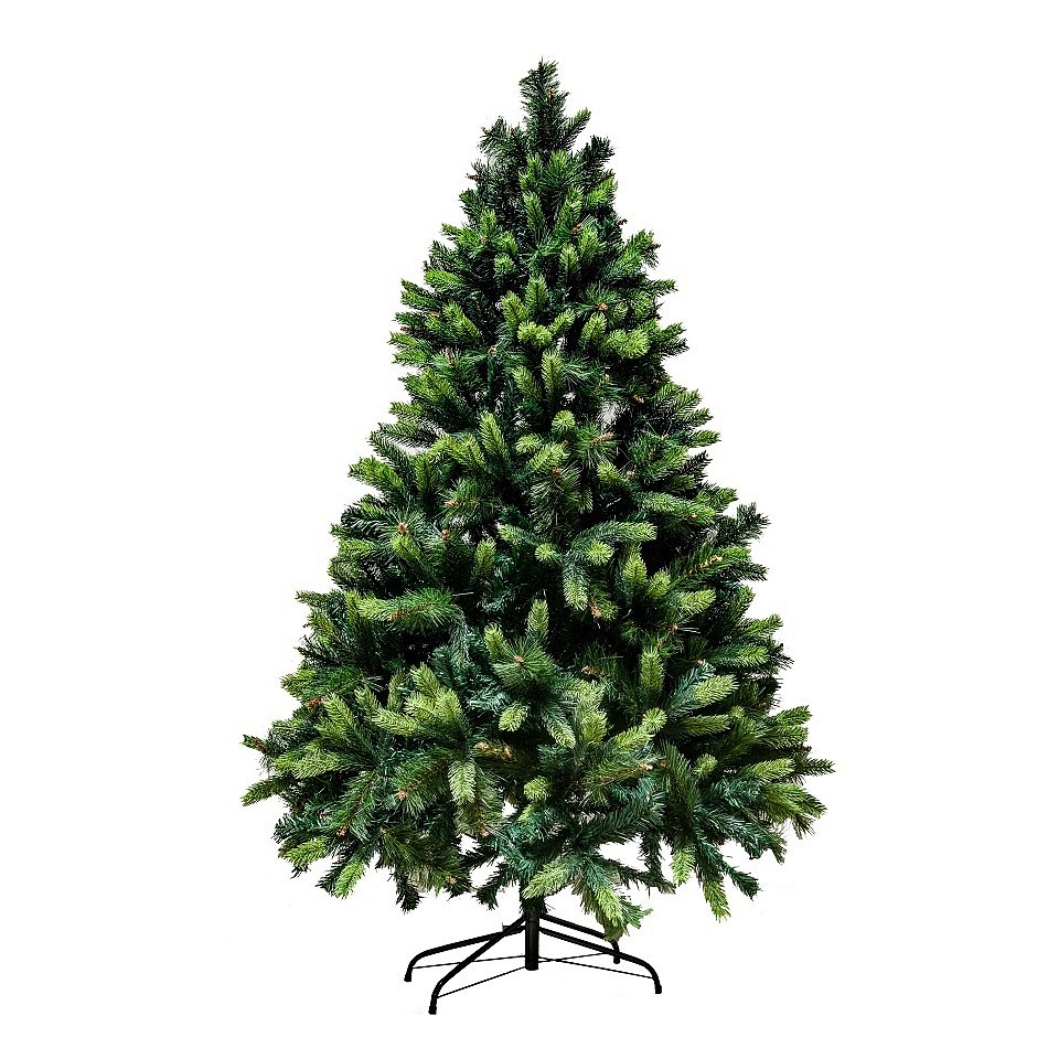 Künstlicher Weihnachtsbaum 180 cm, Kiefer mit 2D- und 3D-Nadeln, inkl. Ständer