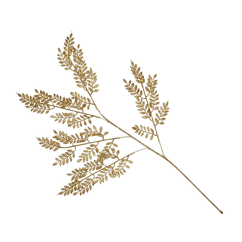 Weihnachtsdekoration goldener Zweig, 99 × 36 cm, PVC