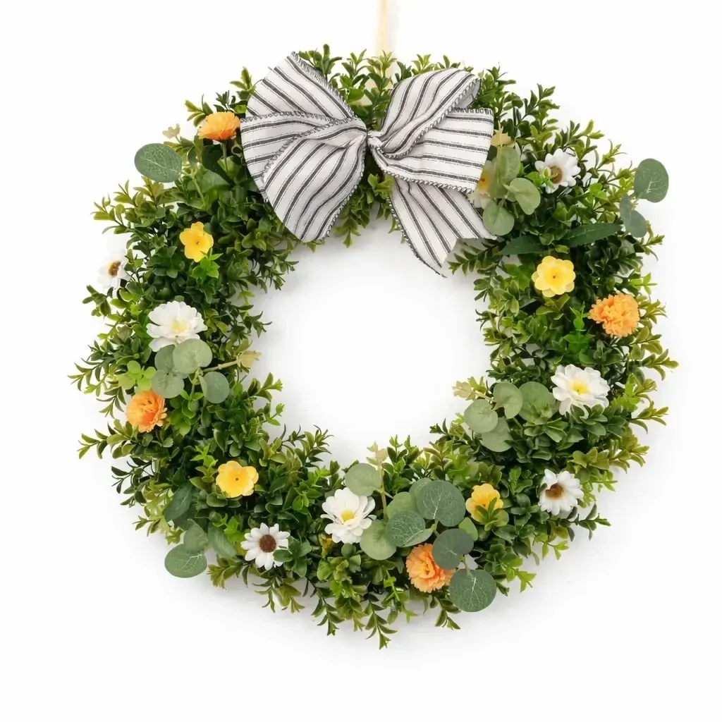 Ostern Tür Kranz 39 cm, Kunststoff, Outdoor