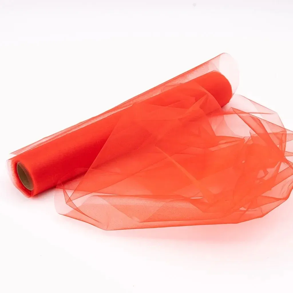 Rotes Organzaband 36 × 920 cm