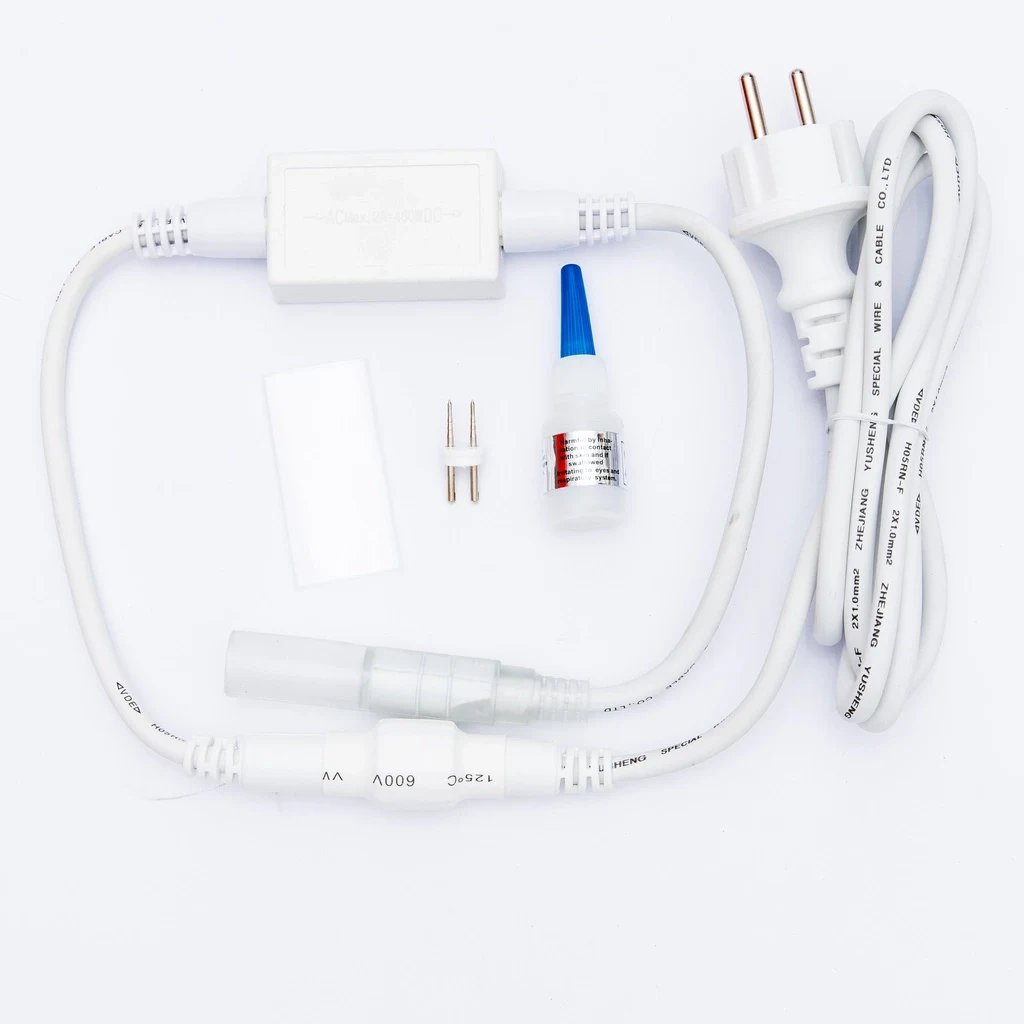 Easy Fix AC/DC-Starterkit für Lichtschläuche, weiß, IP44, 480 W