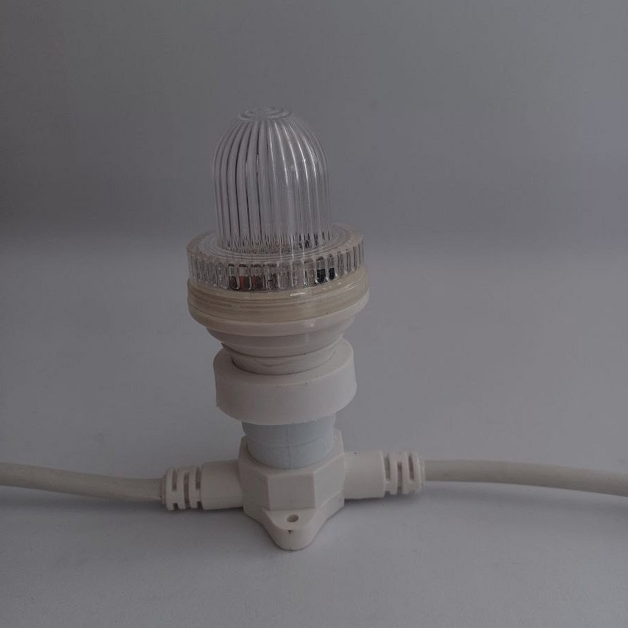 LED-Glühbirne FLASH, eisweiß, Fassung E27