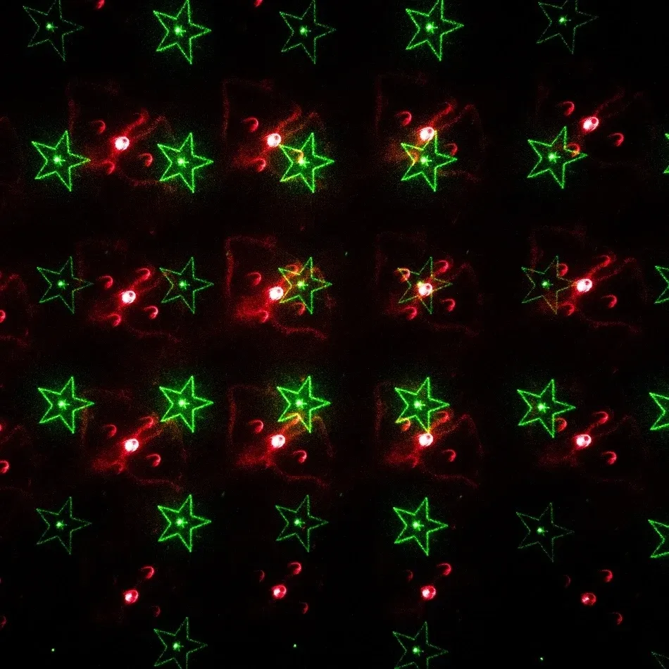Laser-Weihnachtsbeleuchtung, verschiedene Motive