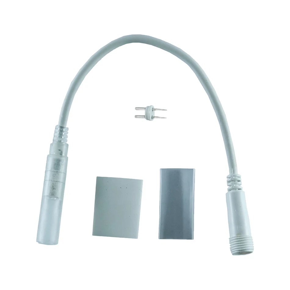 Verbindung zwischen LED-Schlauch und Easy Fix 0,25 m, weiß, Buchse IP67