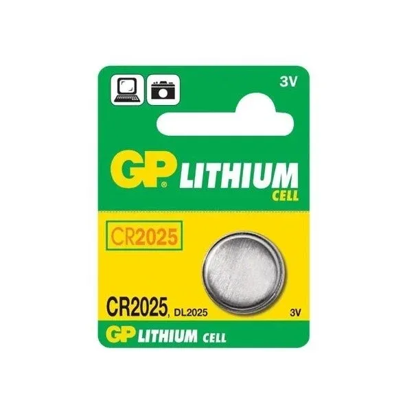 Batterie rund CR2025 (Packung mit 1 Stück)