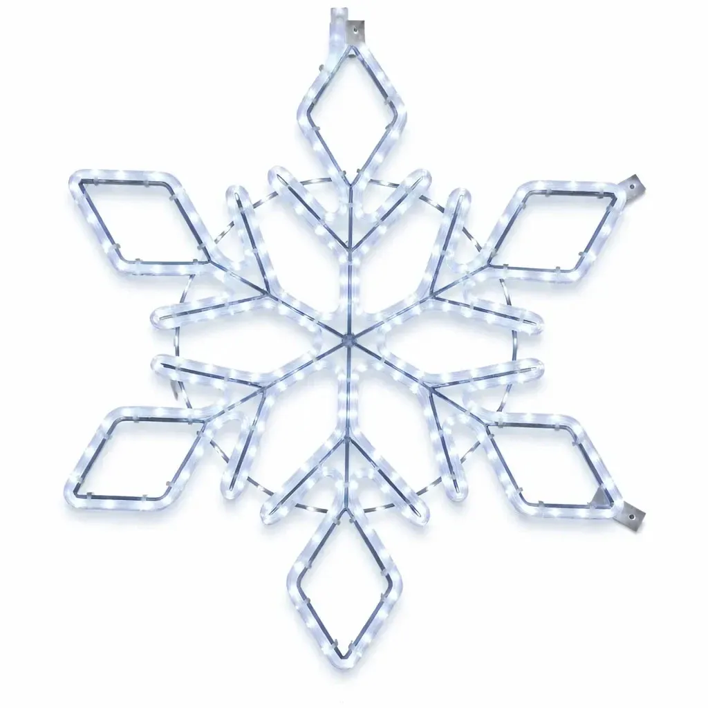 Easy Fix 2D LED-Flutlicht XI, Ø 89 cm, eisweiß, hängend, Aluminium