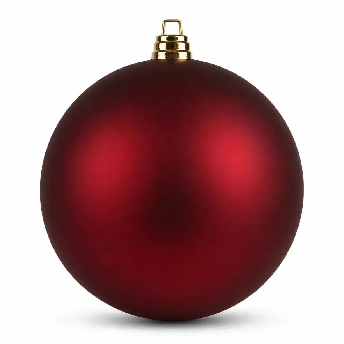 Große Weihnachtskugel 30 cm, dunkelrot, matt, UV