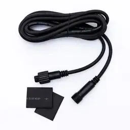 Easy Fix Verlängerungskabel 3 m schwarz IP44