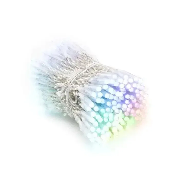 Twinkly Strings PRO Lichterkette für den Außenbereich, 25 m, RGB, 250 LEDs, weißes Kabel, IP44