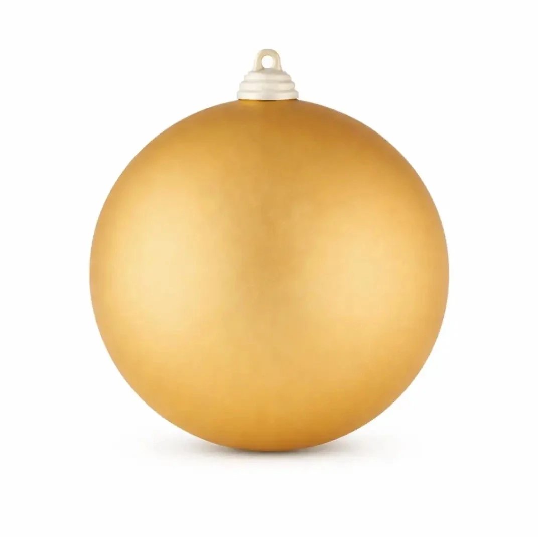 Produktion - Kunststoffkugel, Durchmesser 20 cm, gold, matt