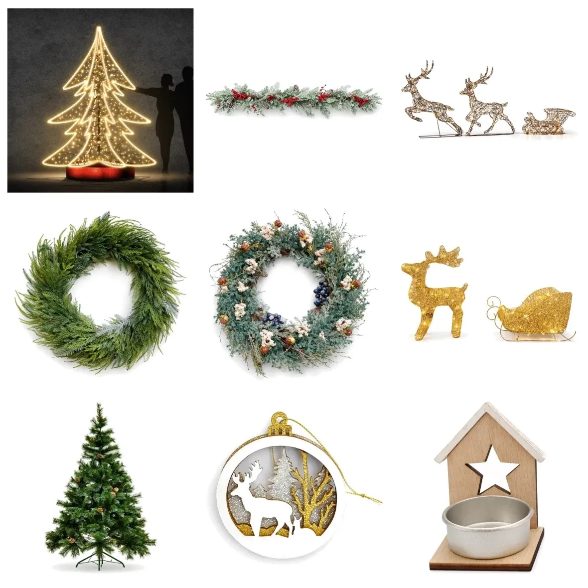 Weihnachtskollektion Hotel Grand, für ein großes Hotel oder Resort