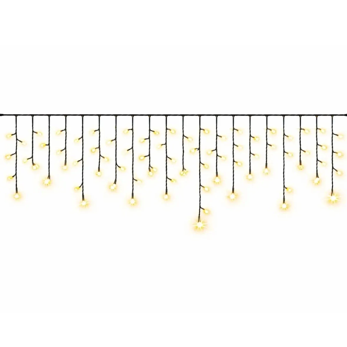 Erweiterungsset „Easy Fix“ mit 15 m Lichterketten, warmweiß mit Flash-Effekt