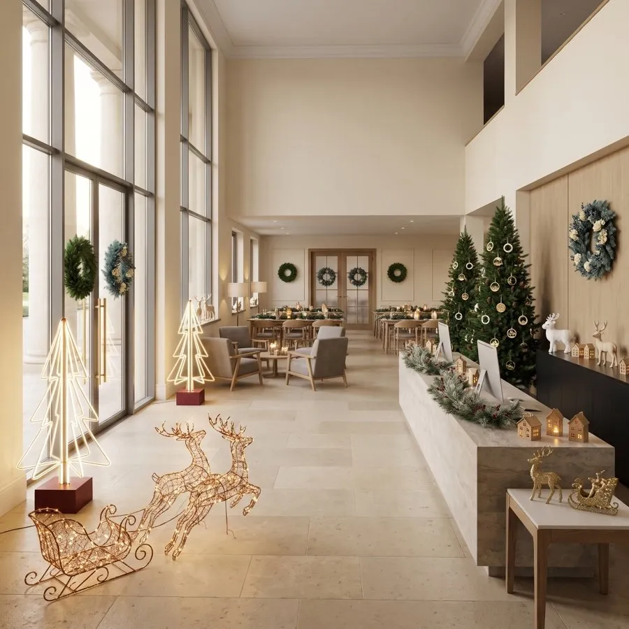Weihnachtskollektion Hotel Grand, für ein großes Hotel oder Resort