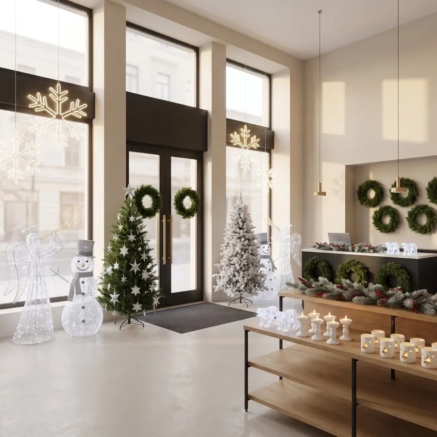 Weihnachtskollektion Retail Flagship, für einen Flagship-Store, ein großes Geschäft oder mehrere Filialen