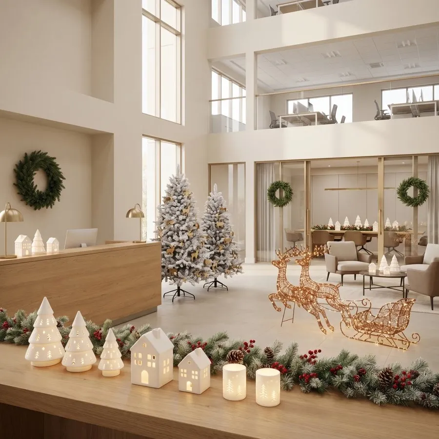 Weihnachtskollektion Office Campus, für mehrere Etagen oder große Gemeinschaftsbereiche