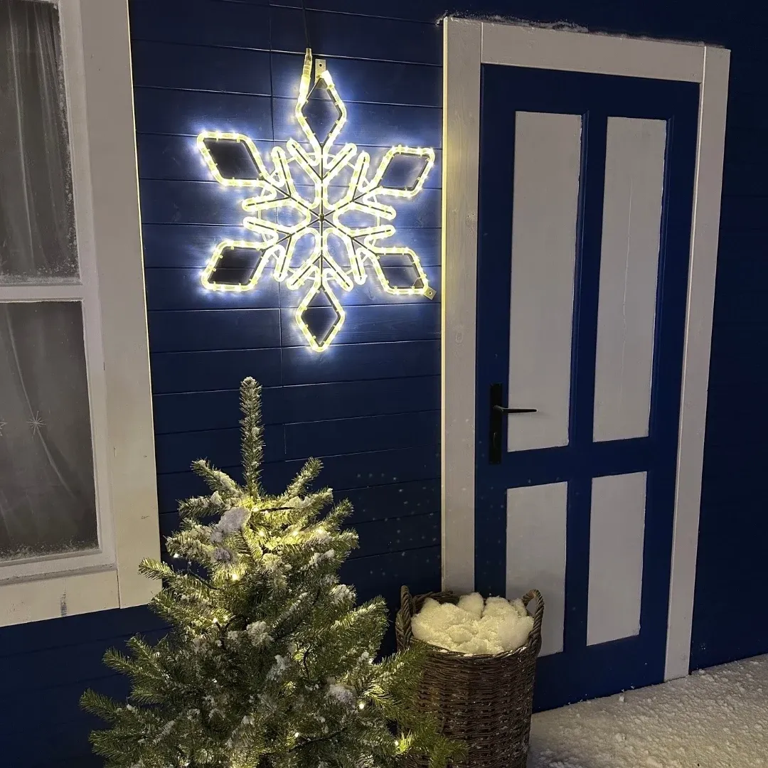 Easy Fix 2D LED-Flutlicht IX, 67 × 67 cm, warmweiß, hängend