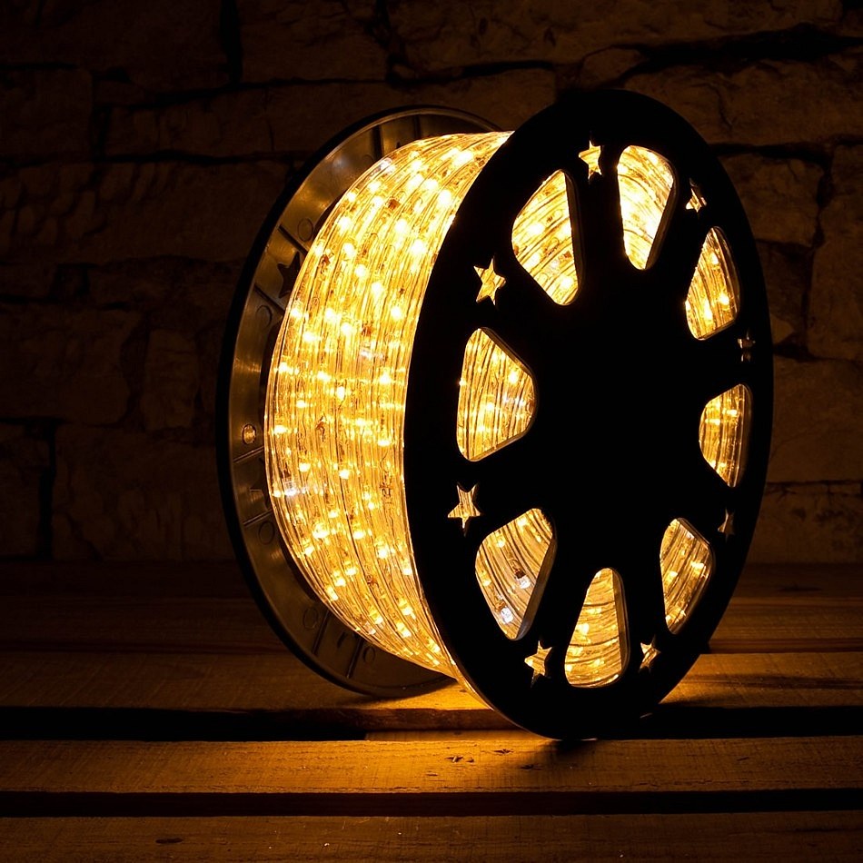 LED Licht schlauch - warmweiß, 50m