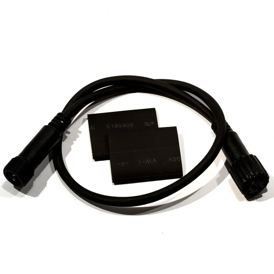 Easy Fix Verlängerungskabel 0,5 m schwarz IP44