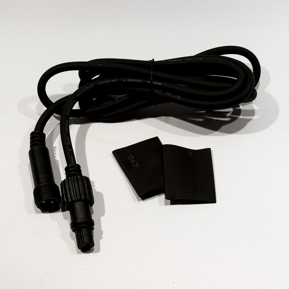 Easy Fix Verlängerungskabel 2 m, schwarz, IP67