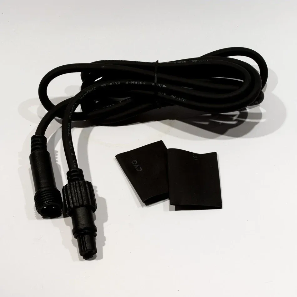 Easy Fix Verlängerungskabel 2 m, schwarz, IP67