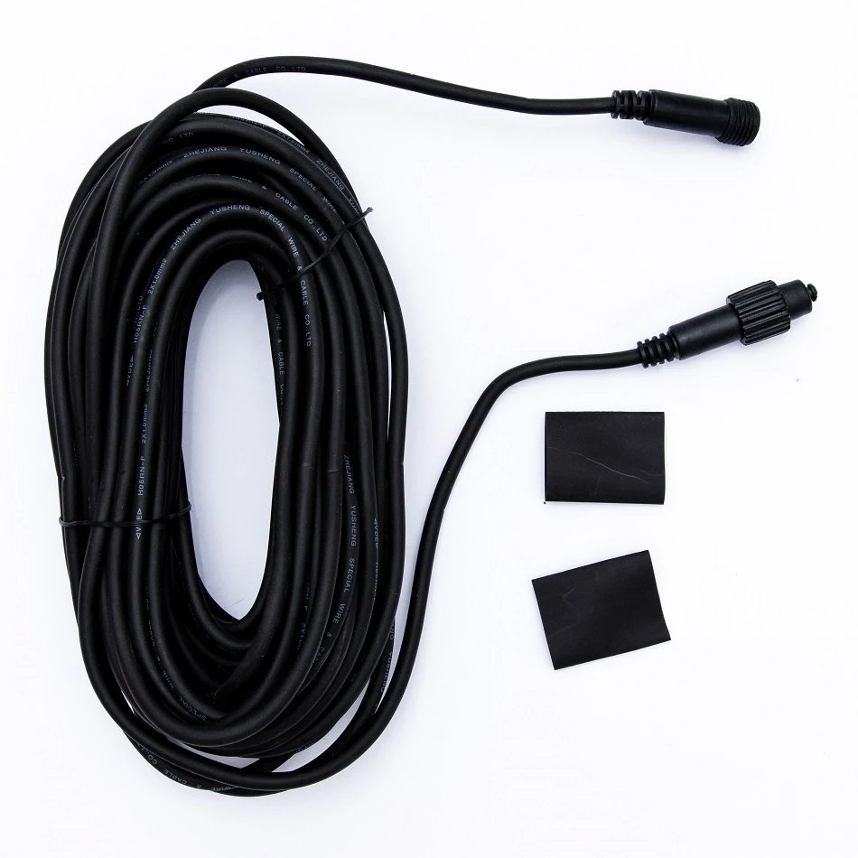 Easy Fix Verlängerungskabel 20 m, schwarz, IP67