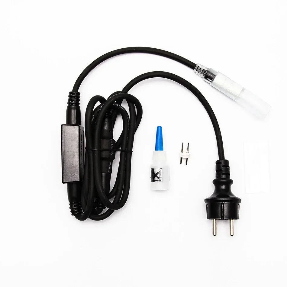 Easy Fix AC/DC-Starterkit für Lichtschläuche, schwarz, IP67, 480 W