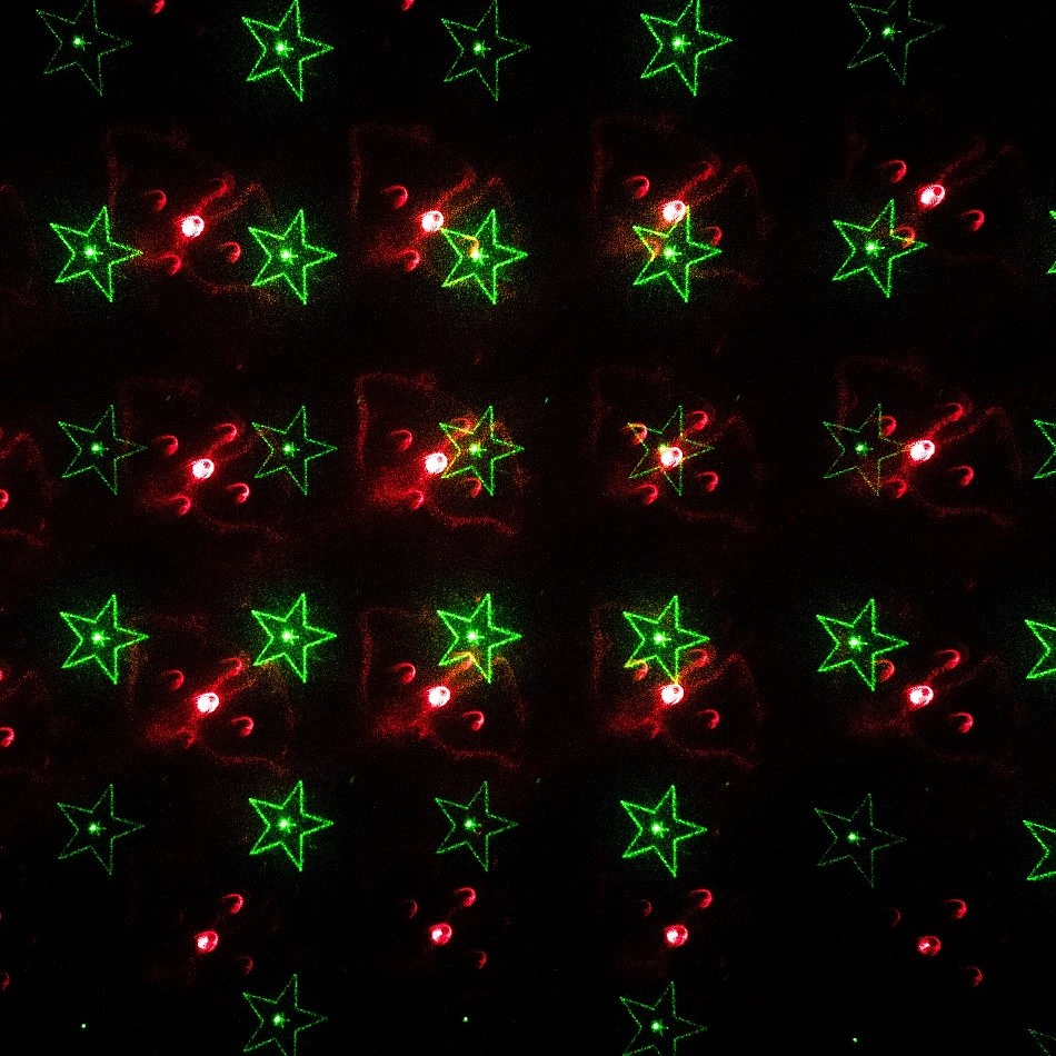 Laser-Weihnachtsbeleuchtung - unterschiedliche Motive