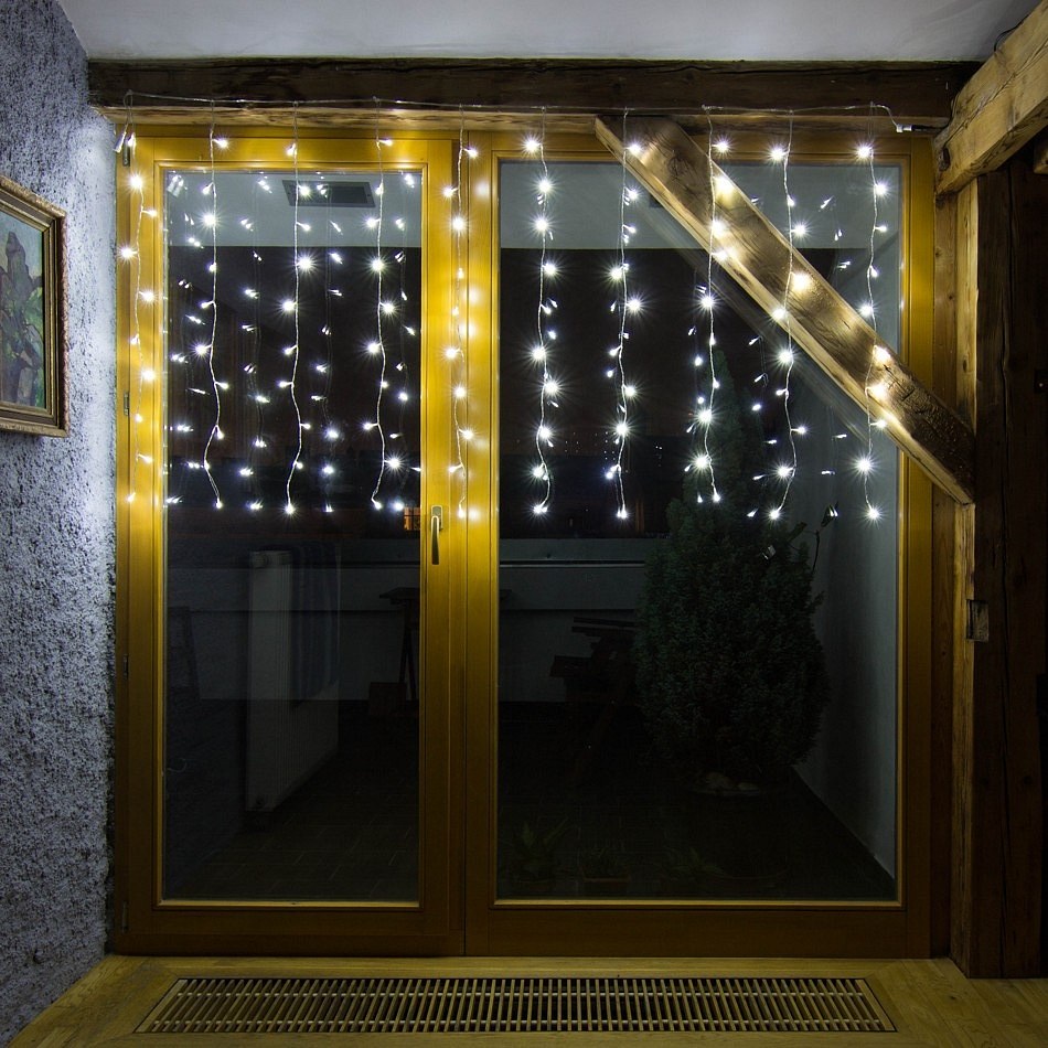 LED Lichtvorhang HOBBY LINIE, 2x2m, kaltes Weiß, 200 Dioden