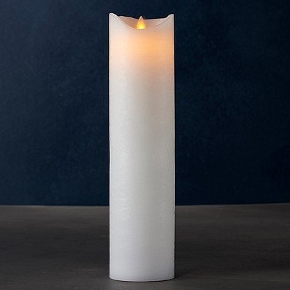 Download Wax LED Kerze exklusiv, 30 cm, weiß