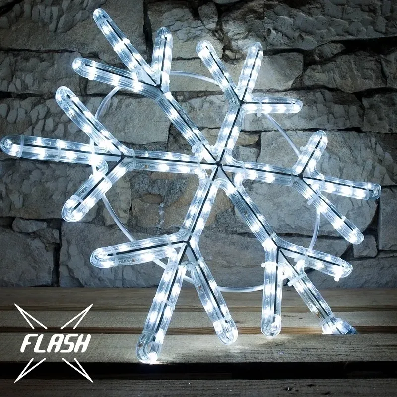 Easy Fix 2D LED-Flutlicht VII, Ø 60 cm, kaltweiß mit Flash, Bausatz für öffentliche Beleuchtung, Aluminium